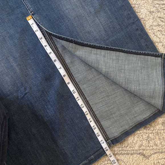 NYDJ Denim Midi Skirt Size 8 - Picture 6 of 9